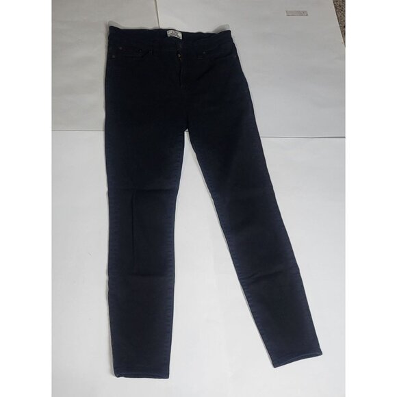J. Crew Lookout Black High-Rise Skinny Denim Jeans Size 28 - Picture 4 of 11